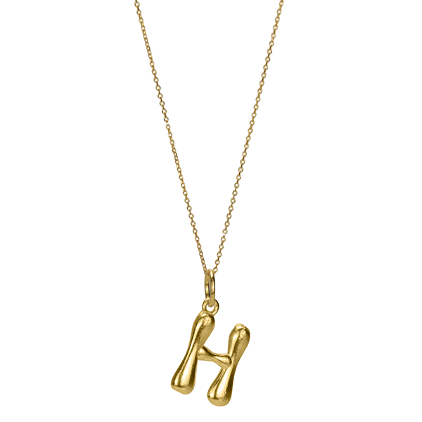 Initial on sale necklace celine