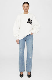 ANINE BING OFF WHITE SWEATER