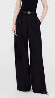 ANINE BING LOU TROUSERS BLACK