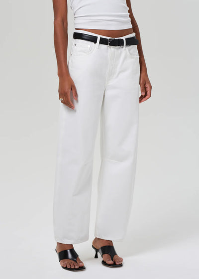 CITIZENS OF HUMANITY MIRO RELAXED JEANS - SOFT WHITE