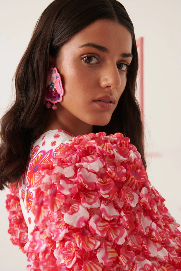 CELIA B NATURA FLORAL DRESS