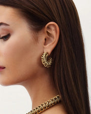 EDBLAD PALAZZO CHAIN HOOPS