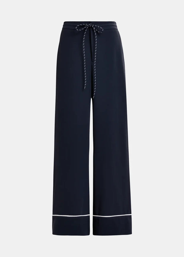 ESSENTIEL ANTWERP NAVY AMD WHITE PANTS