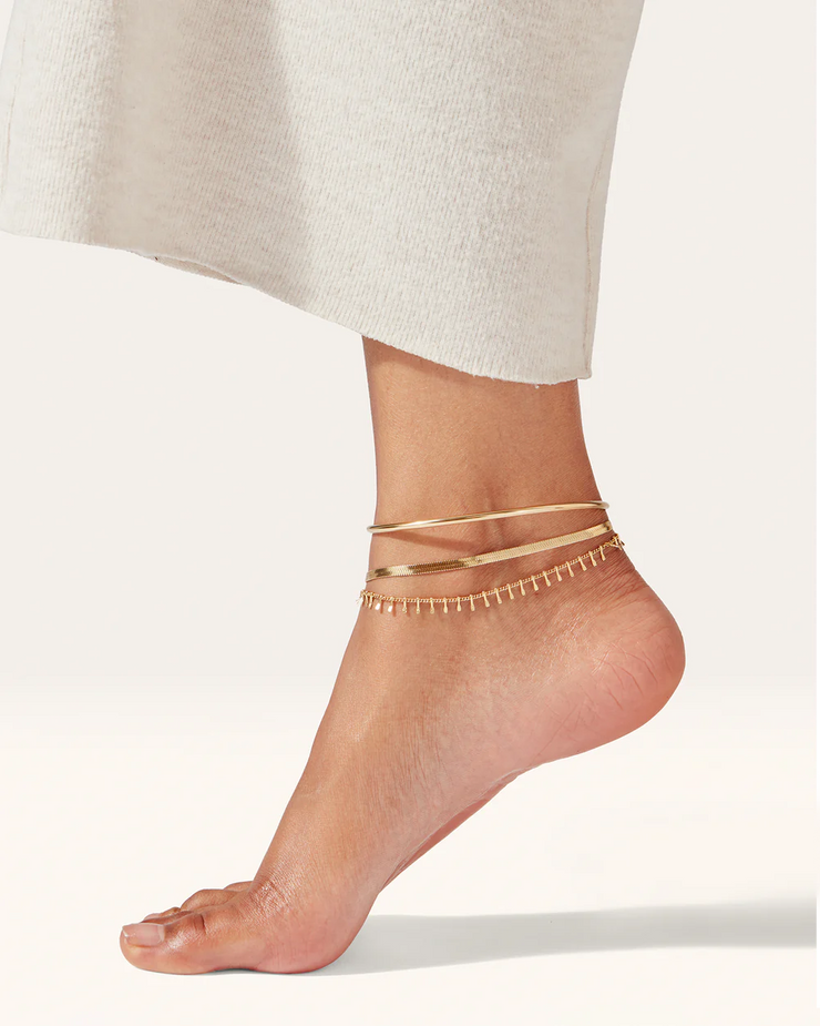 JENNY BIRD LUMI ANKLET GOLD