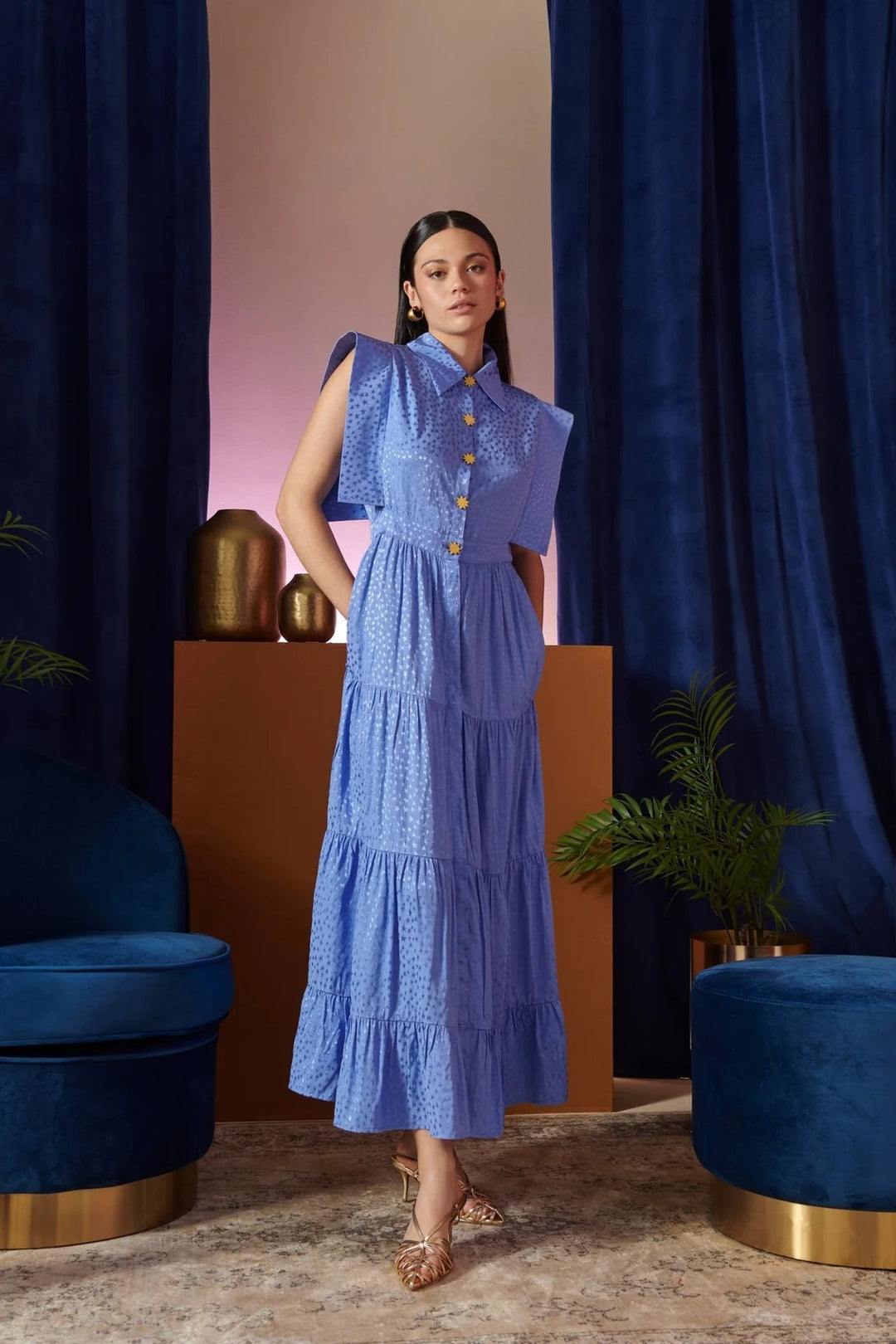 celia b blue dress Baba Cay Blue Dress main image 0