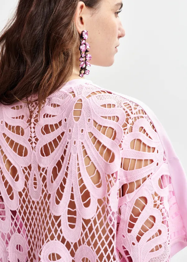 ESSENTIEL ANTWERP LACE T-SHIRT