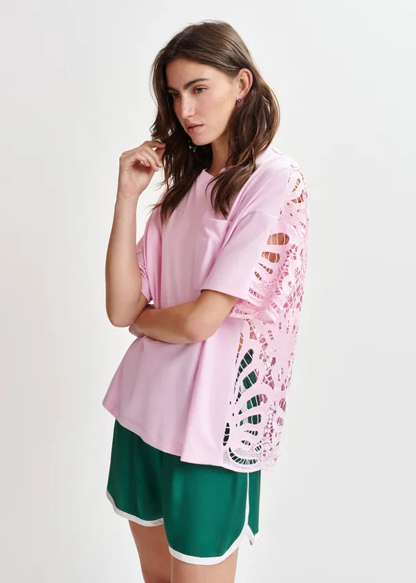 ESSENTIEL ANTWERP LACE T-SHIRT