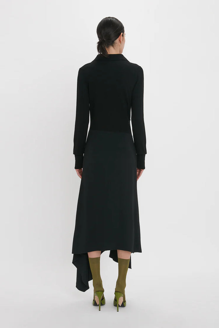 VICTORIA BECKHAM DRAPE DRESS