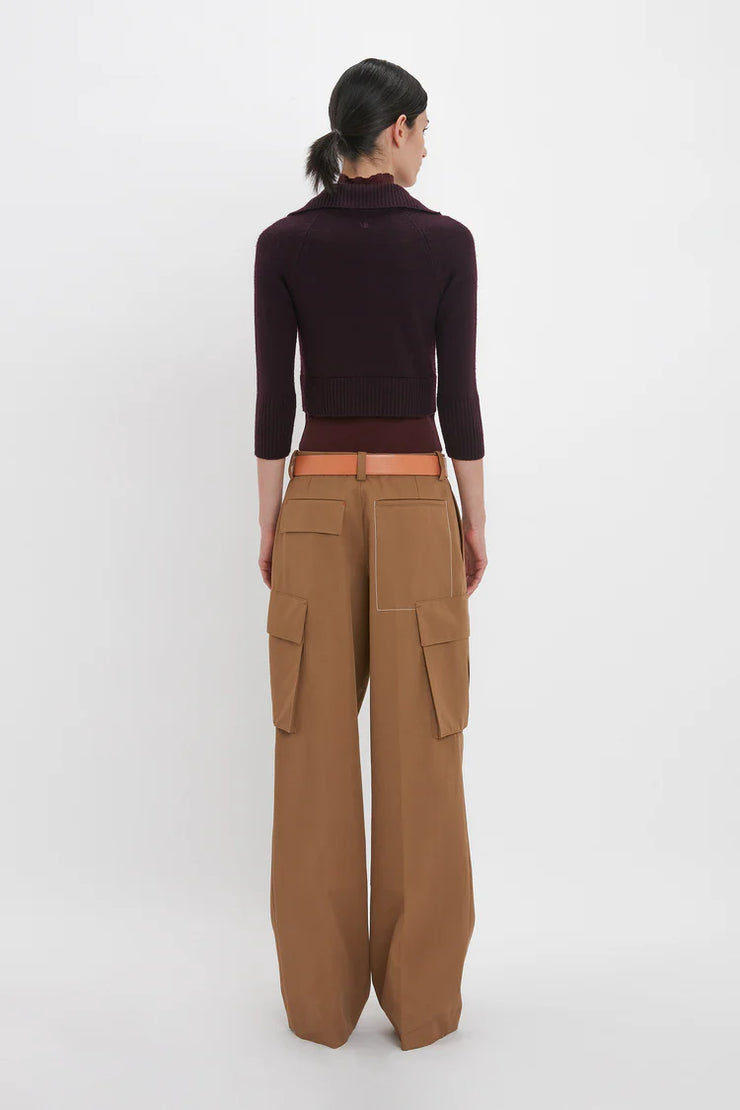 VICTORIA BECKHAM RELAXED CARGO TROUSERS