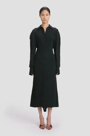 VICTORIA BECKHAM LONG SLEVE DRESS