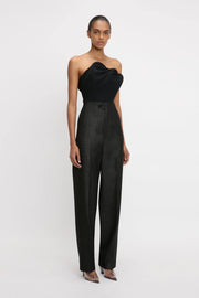 VICTORIA BECKHAM CORSET DETAIL TROUSER