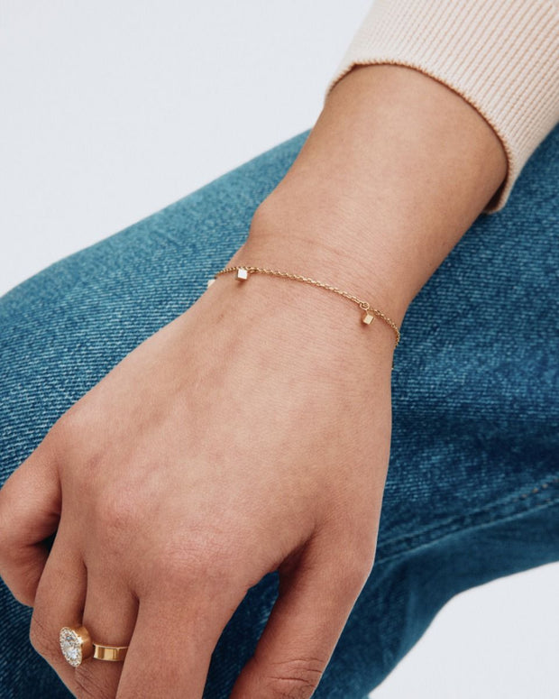 EDBLAD GOLD DICE BRACELET