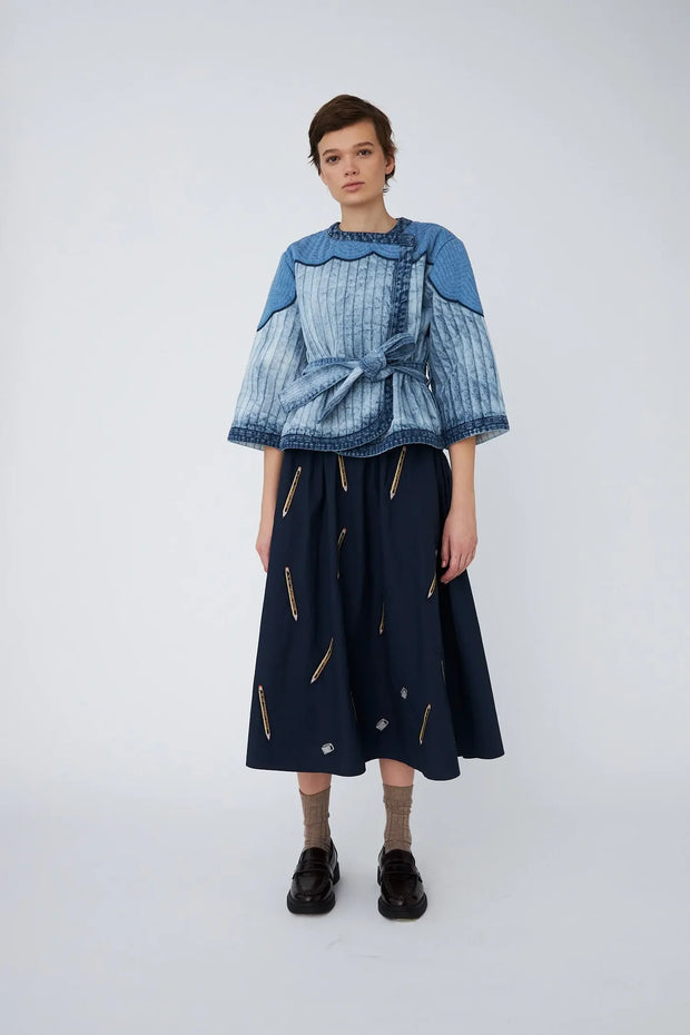 STELLA NOVA DENIM QUILTED JACKET