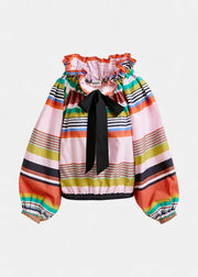 ESSENTIEL ANTWERP COTTON STRIPE TOP