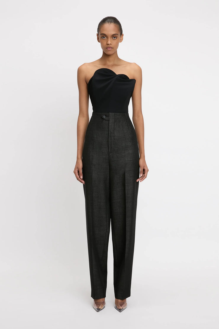 VICTORIA BECKHAM CORSET DETAIL TROUSER