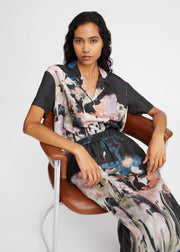 MUNTHE PRINTED SILK SKIRT