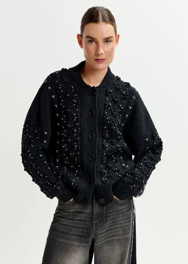 ESSENTIEL ANTWERP CABLE KNIT CARDIGAN