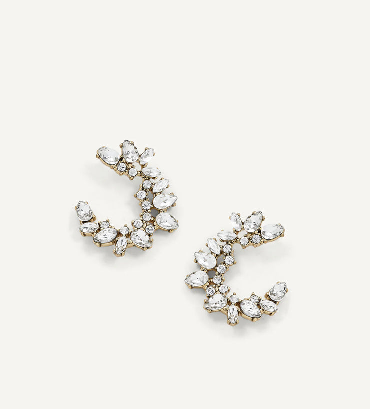 OLIVE & PIPER LUPE CRESCENT STUDS-GOLD