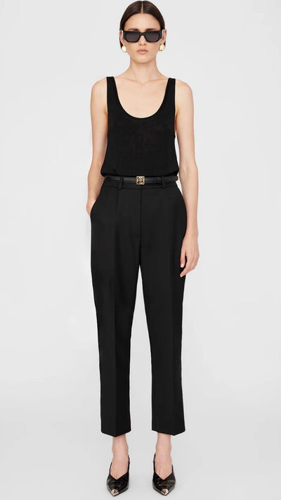 ANINE BING BLAINE TROUSER BLACK