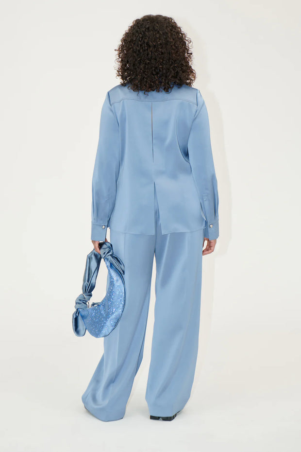 STINE GOYA WIDE LEG INFINITY BLUE PANTS