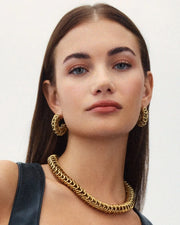 EDBLAD PALAZZO CHAIN HOOPS