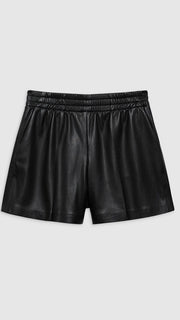 ANINE BING VEGAN LEATHER SHORTS