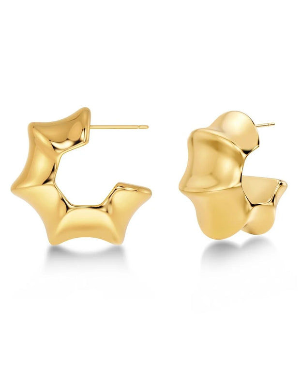 EDBLAD CANE GOLD HOOPS