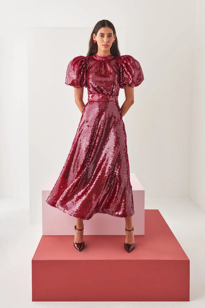 CELIA B SERAPH DRESS - CHERRY