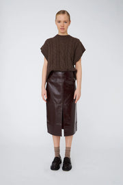 STELLA NOVA CABLE KNIT VEST