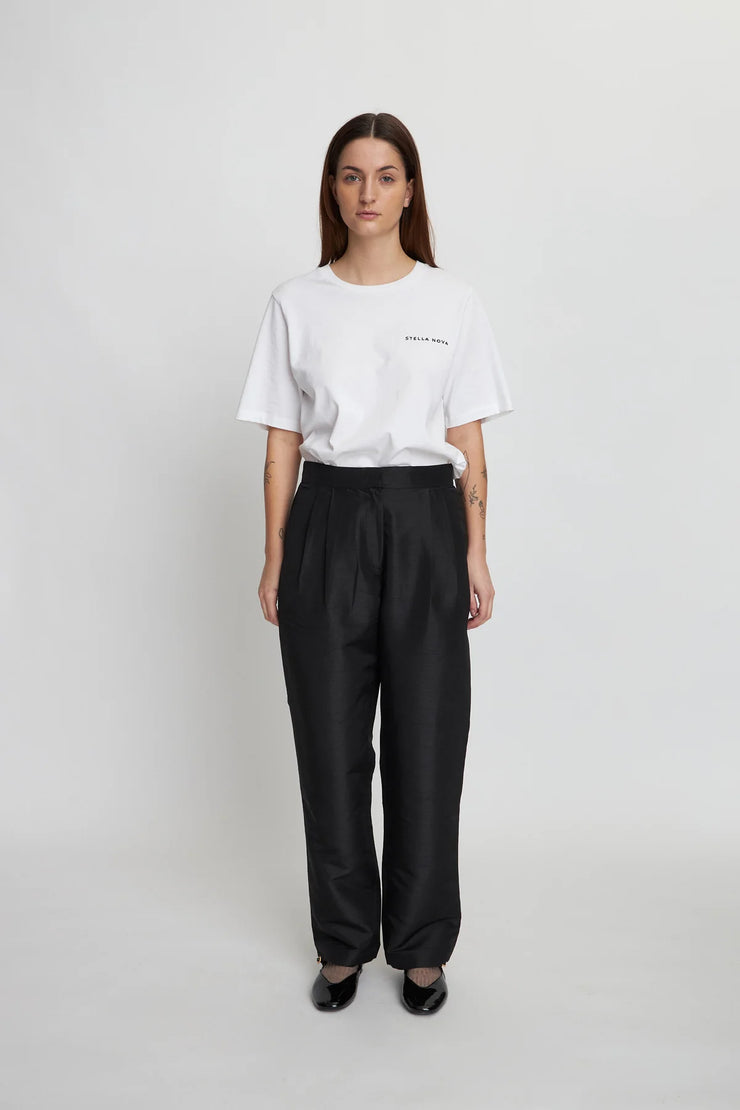 STELLA NOVA BLACK PLEATED PANT