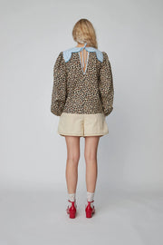 STELLA NOVA LEOPARD BLOUSE