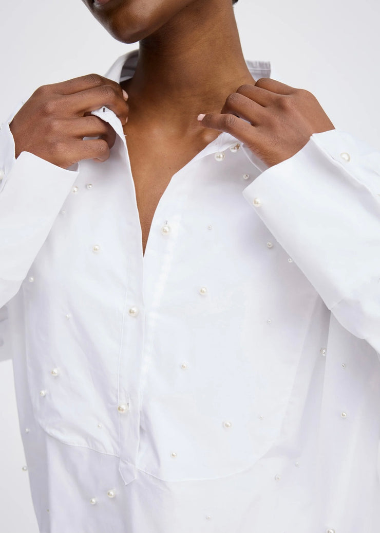 MUNTHE PEARL DETAIL BLOUSE