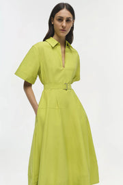 SIMKHAI DEANNA COTTON MIDI DRESS