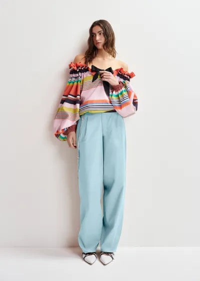 ESSENTIEL ANTWERP COTTON STRIPE TOP