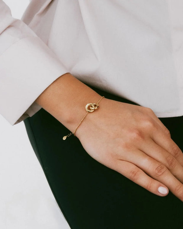 EDBLAD CHUNKY ETERNAL BRACELET GOLD