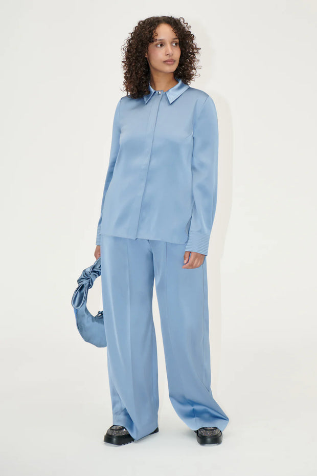 STINE GOYA WIDE LEG INFINITY BLUE PANTS