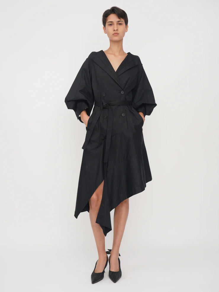 EUDON CHOI ALEXANDRA TAILORED DRESS - BLACK