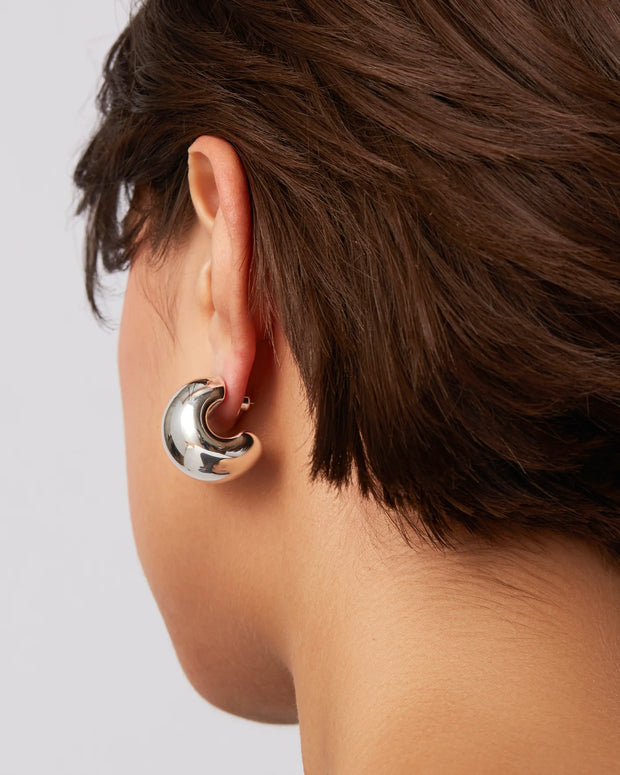 JENNY BIRD GEMMA HOOPS - SILVER