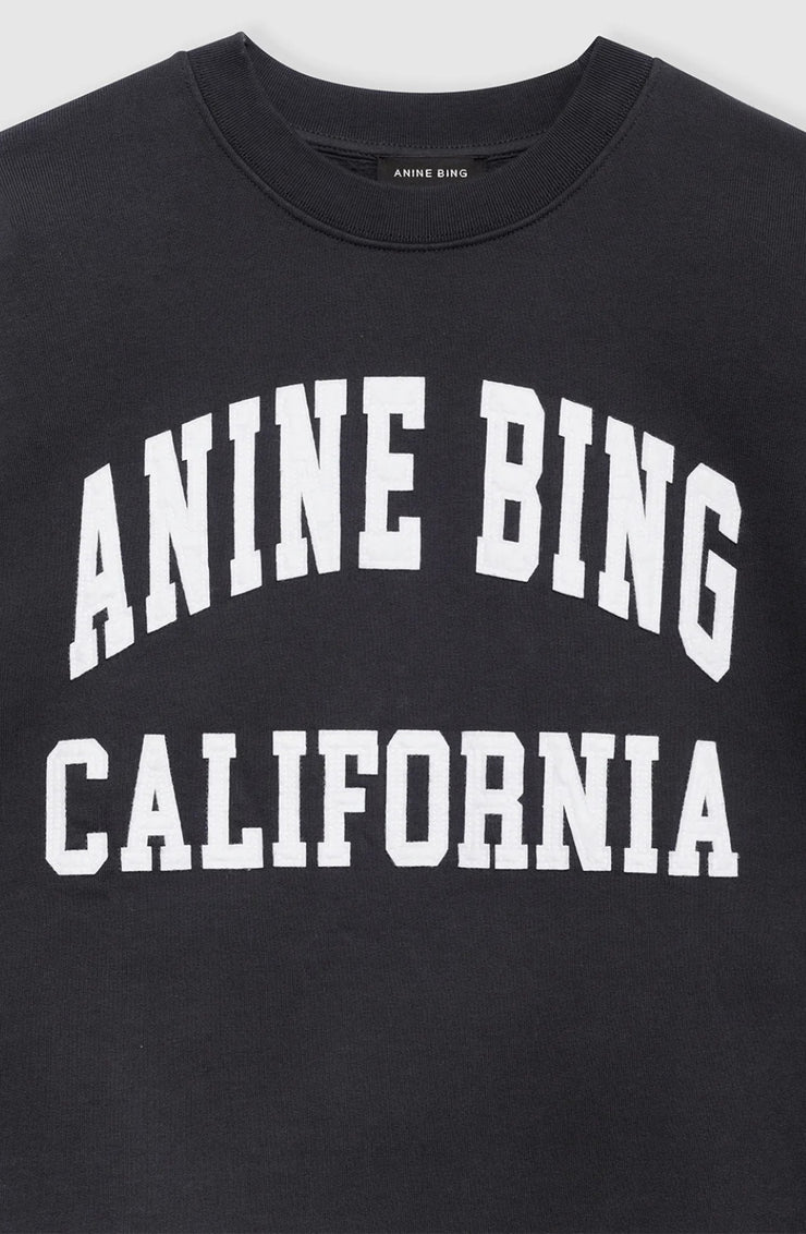 ANINE BING SWEATSHIRT VINTAGE BLACK