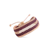 MAAŸAZ BRACELET IN PEACH GRAPE