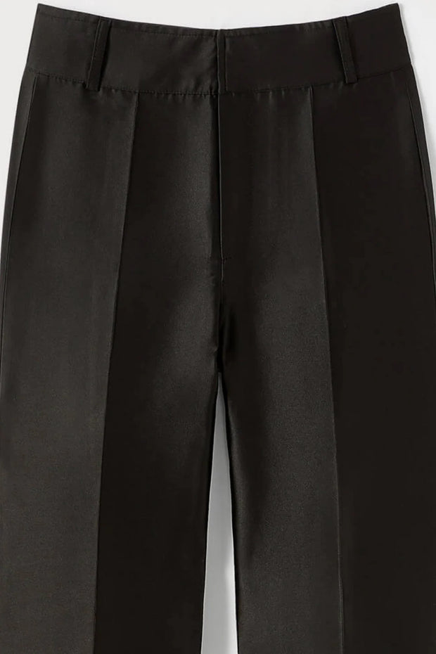 DESTREE SATIN FLARED PANTS