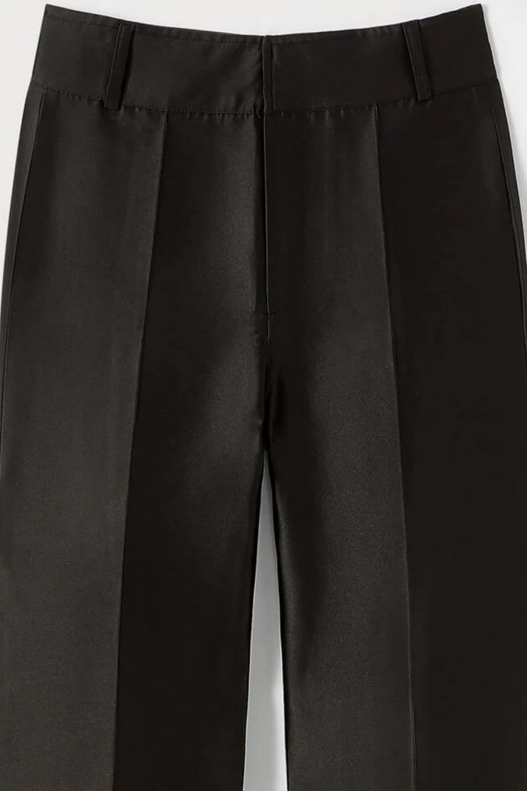 DESTREE SATIN FLARED PANTS