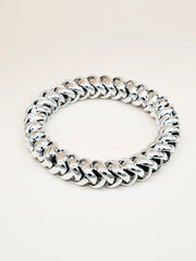 SCRUNCHIE IS BACK - SILVER SCRUNCHIE