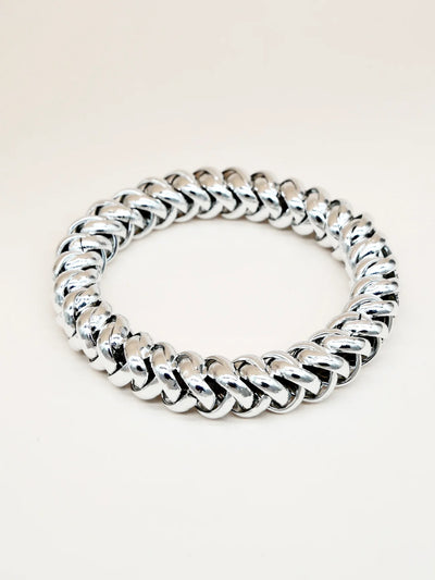 SCRUNCHIE IS BACK - SILVER SCRUNCHIE