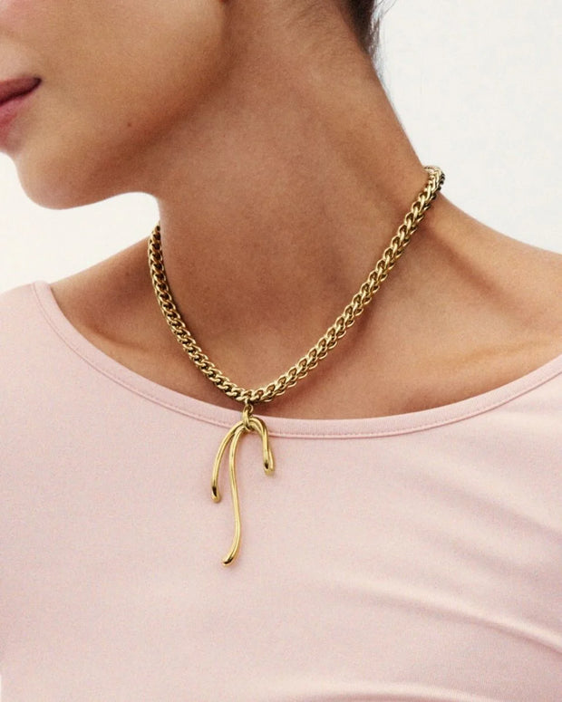 EDBLAD LACE NECKLACE MAXI GOLD