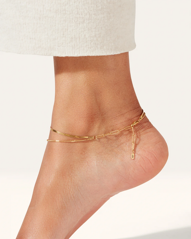 JENNY BIRD SURFSIDE ANKLET - GOLD