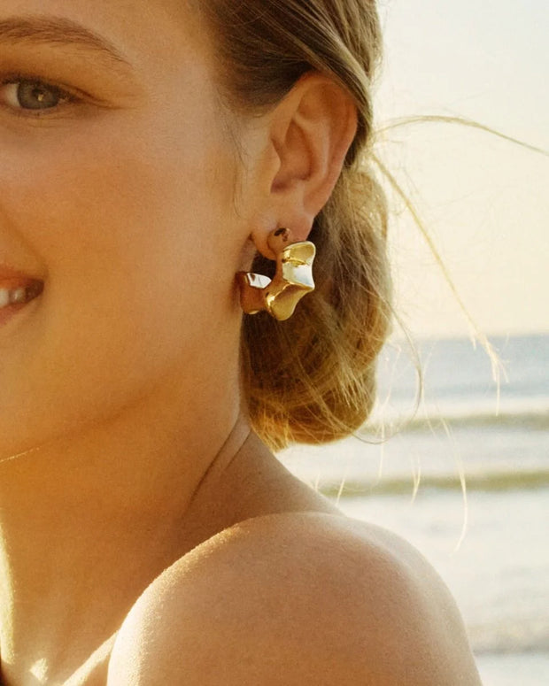 EDBLAD CANE GOLD HOOPS