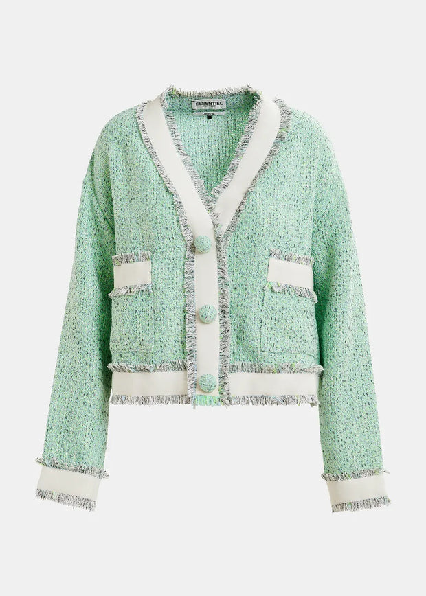 ESSENTIEL ANTWERP TWEED CARDI