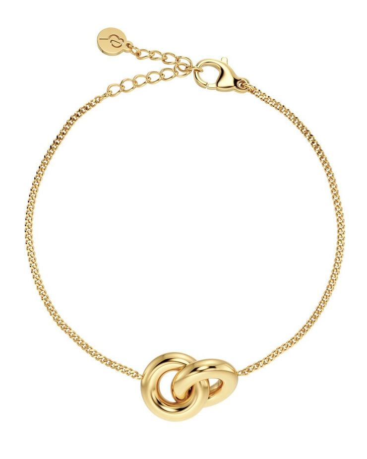 EDBLAD CHUNKY ETERNAL BRACELET GOLD