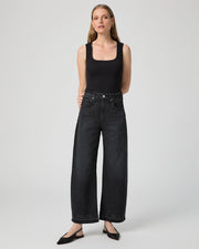 PAIGE ARELLIA BARREL LEG JEANS